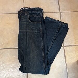 Wrangler Retro Relaxed Boot Men's Dark Blue Denim Jeans